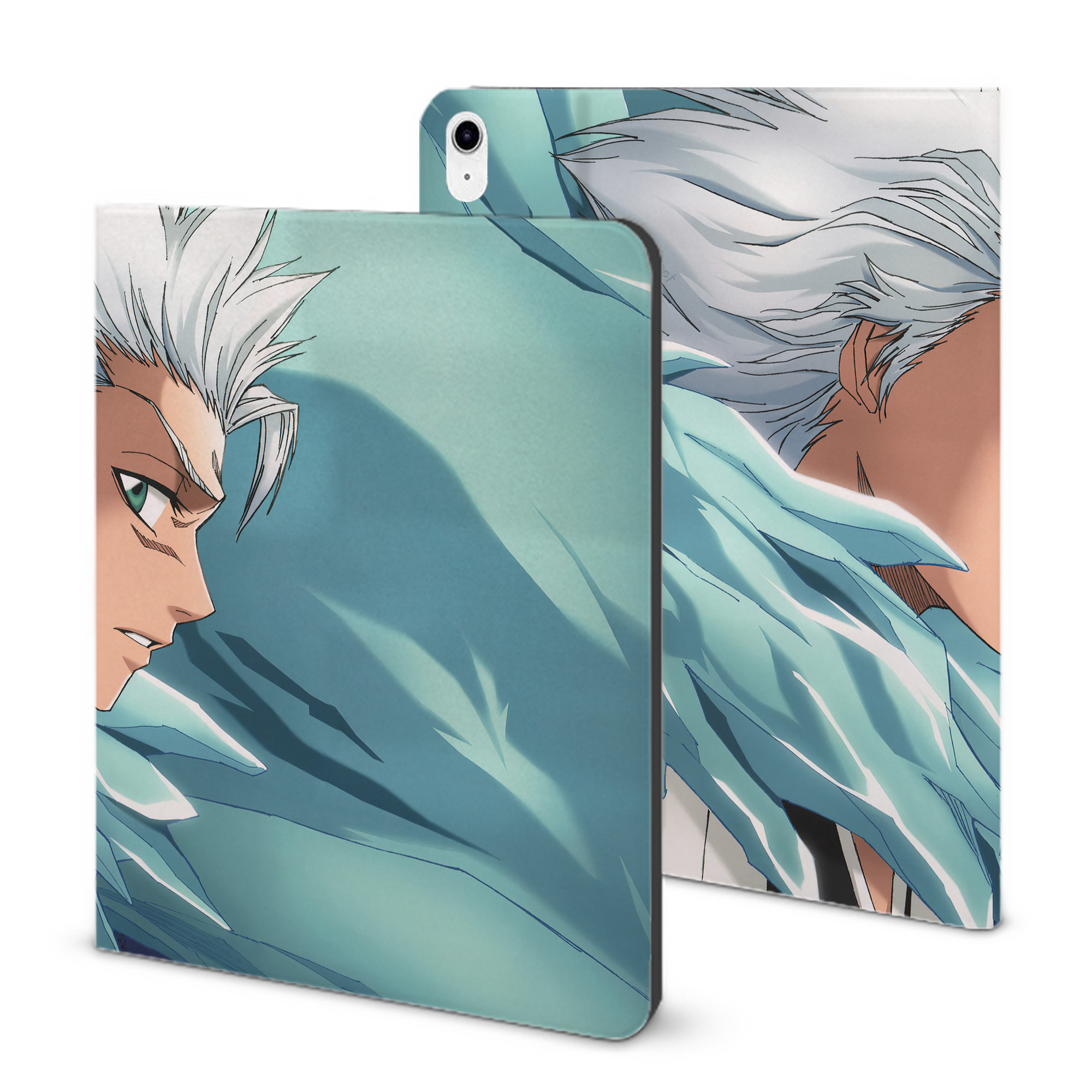 （画像用） ブリーチ BLEACH IPad ケース ブック型 PUレザー TPU 耐衝撃 軽量 薄型 ペン収納なし 全面保護 IPad 各モデル対応